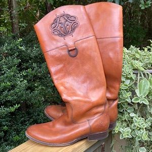 Frye leather boots size 9 B